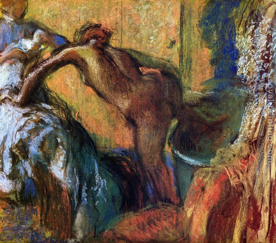 Edgar Degas : After the Bath XV